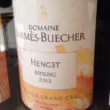 RIESLING Grand Cru HENGST 2012