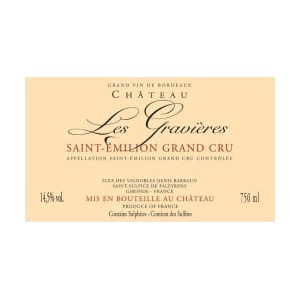 CH.LES GRAVIERES. GRAND CRU 2019 